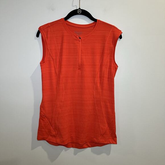 Athleta‎ Pacifica Illume UPF Fitted Tank Size Small Orange women's top - Picture 1 of 5